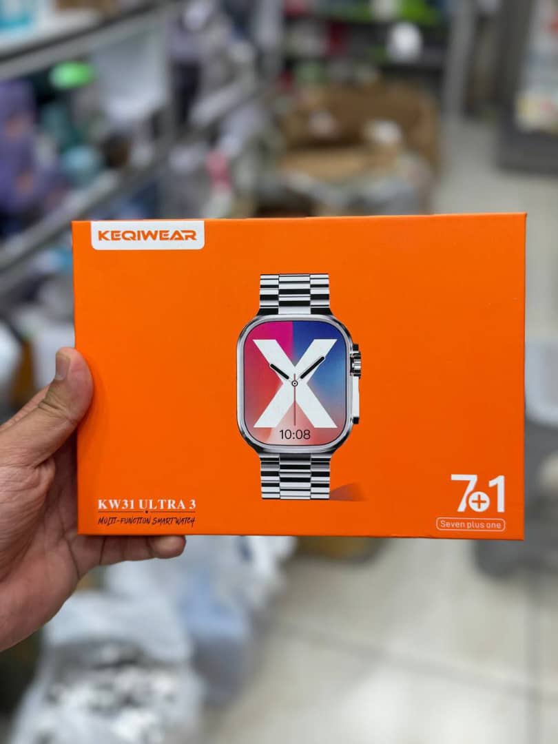 ساعت هوشمند KW31 Ultra 3 – ۷ بند متنوع + ۱ بند رولکسی