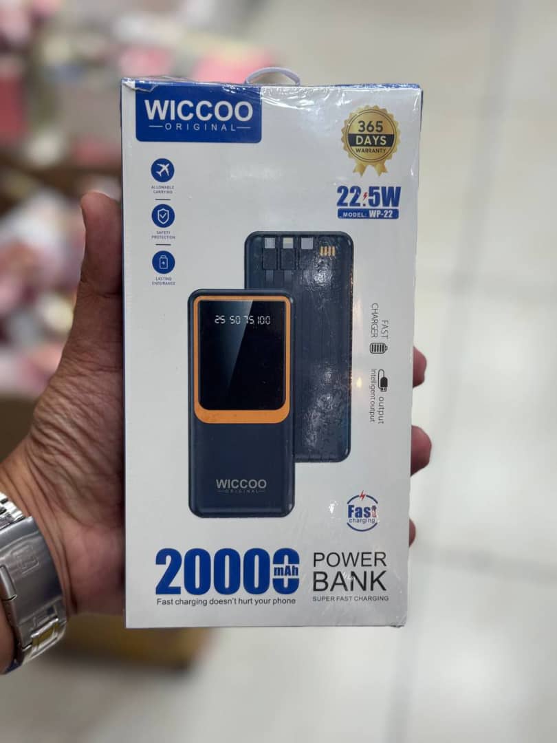 پاوربانک Vico – ظرفیت ۲۰٬۰۰۰mAh با شارژ همزمان