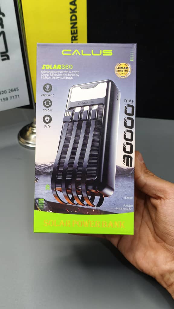 پاوربانک Calus – ظرفیت ۳۰٬۰۰۰mAh با شارژ همزمان