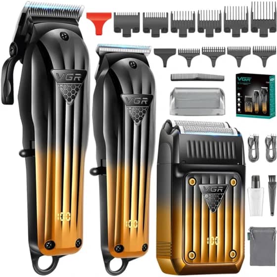 پک اصلاح سه تایی Kemei 609A